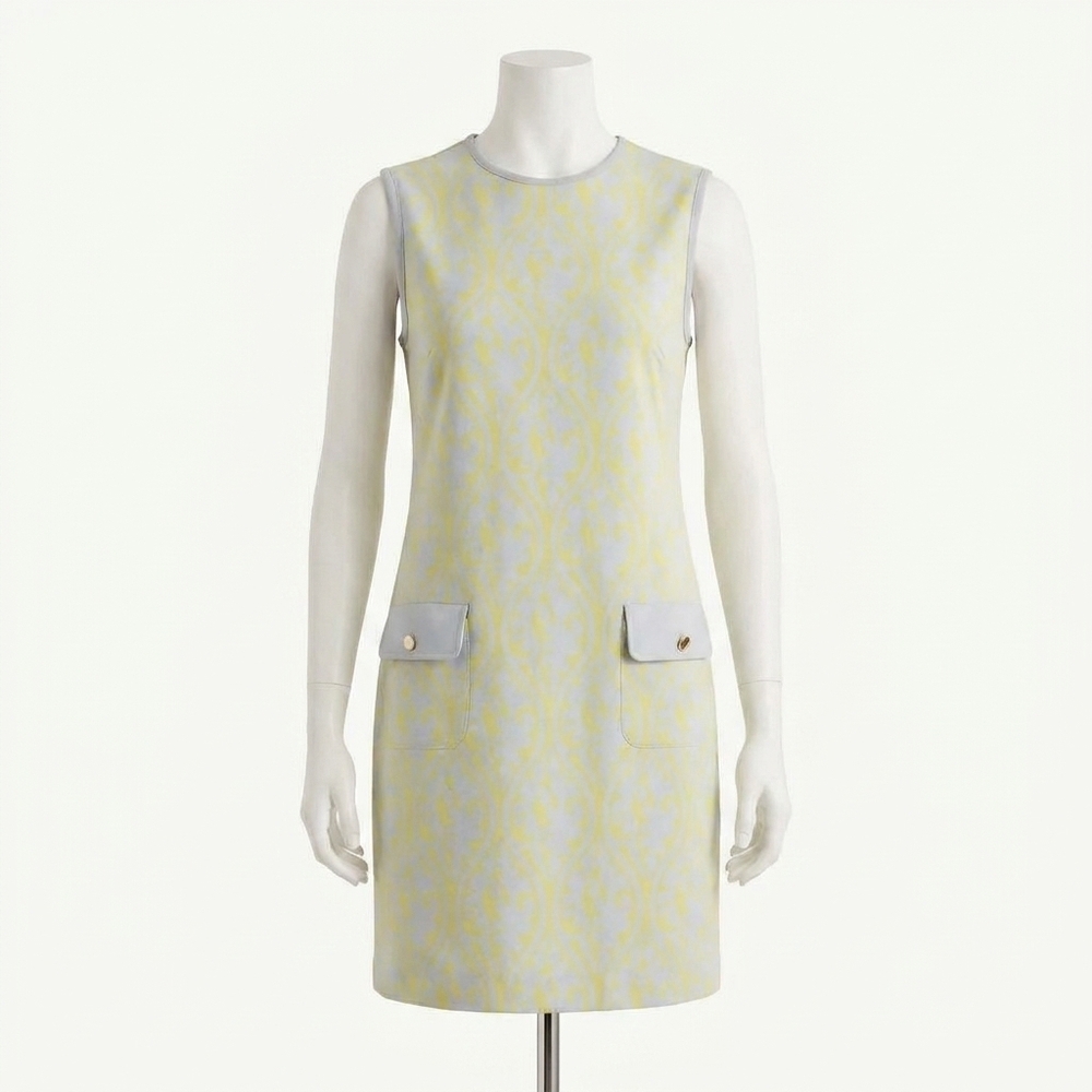 NEW TYLER BOE kirtley knit mini dress in florentine scroll
